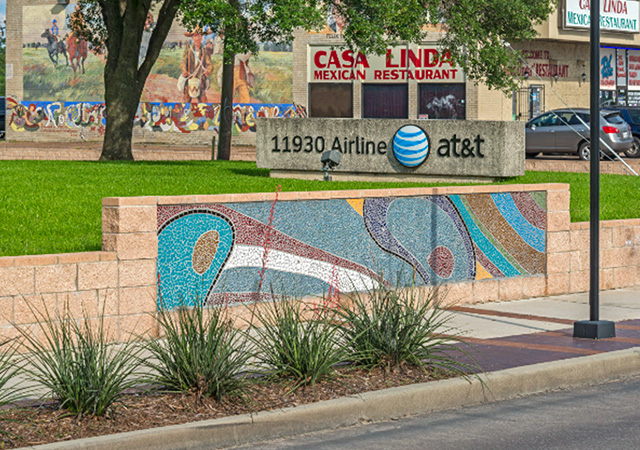 Airline Drive Wall Mosaic