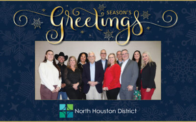 Happy Holidays from the North Houston District. Office Closed December 25, 26 and January 1