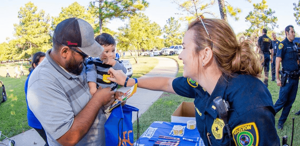 Community Night Out Celebration Builds Partnerships in North Houston District min