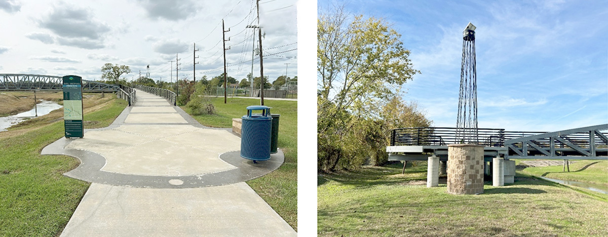 Existing Pedestrian Bridge West of I 45