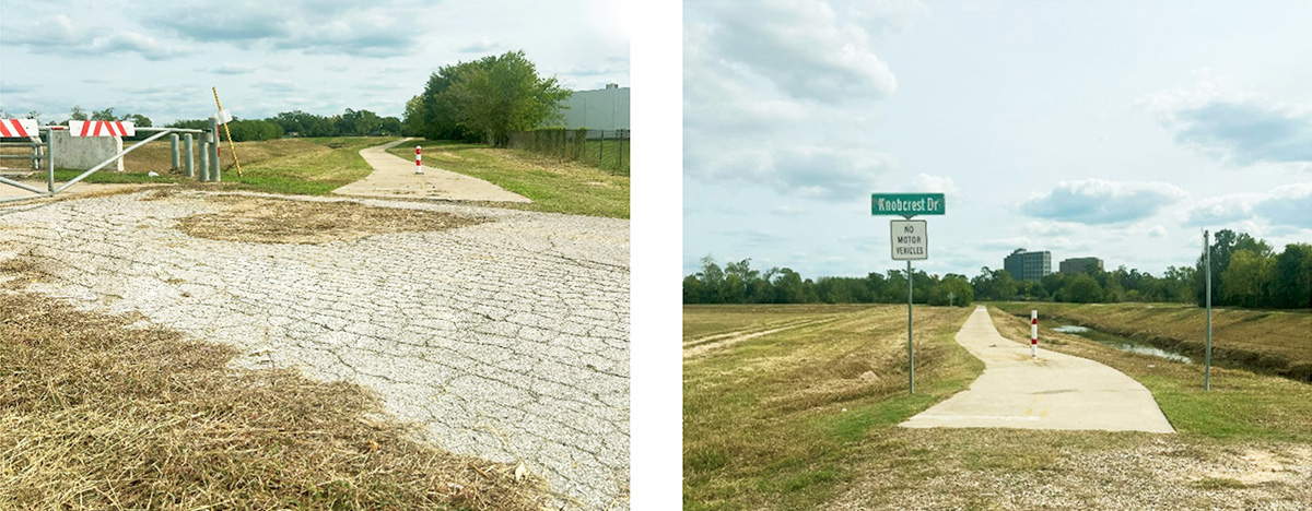 Existing Trail East of I 45