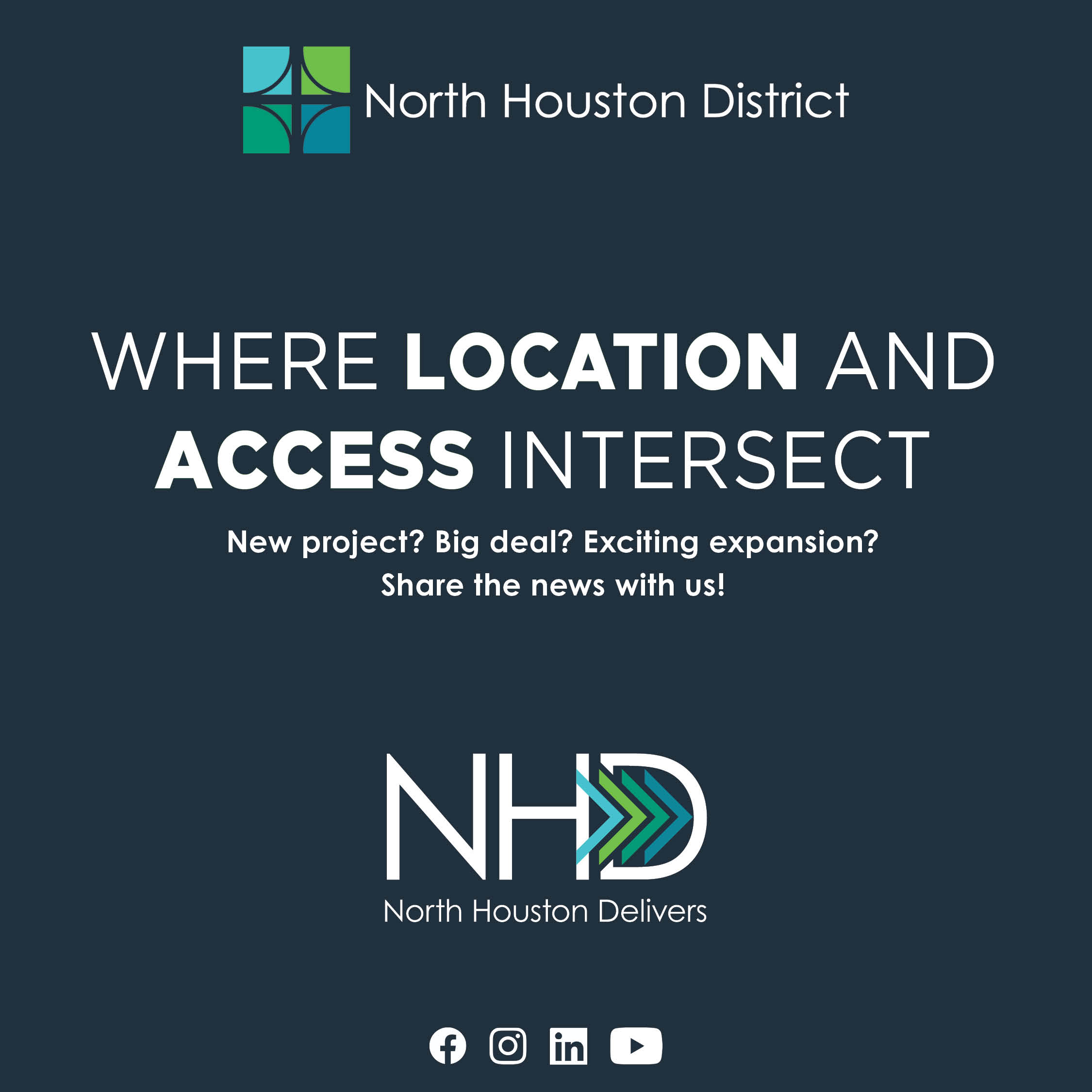North Houston Delivers updated branding21 square