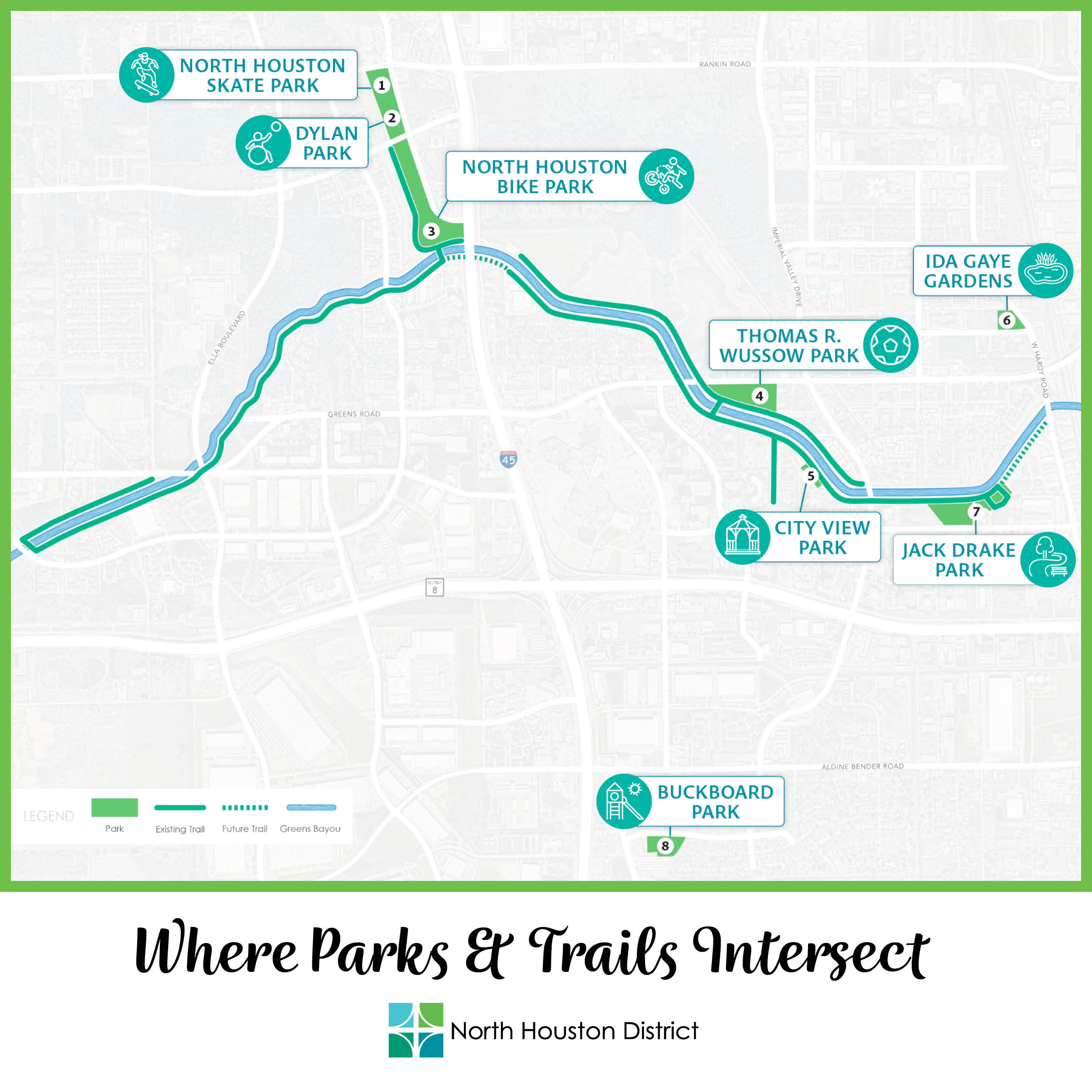 Parks & Trails Map 2025