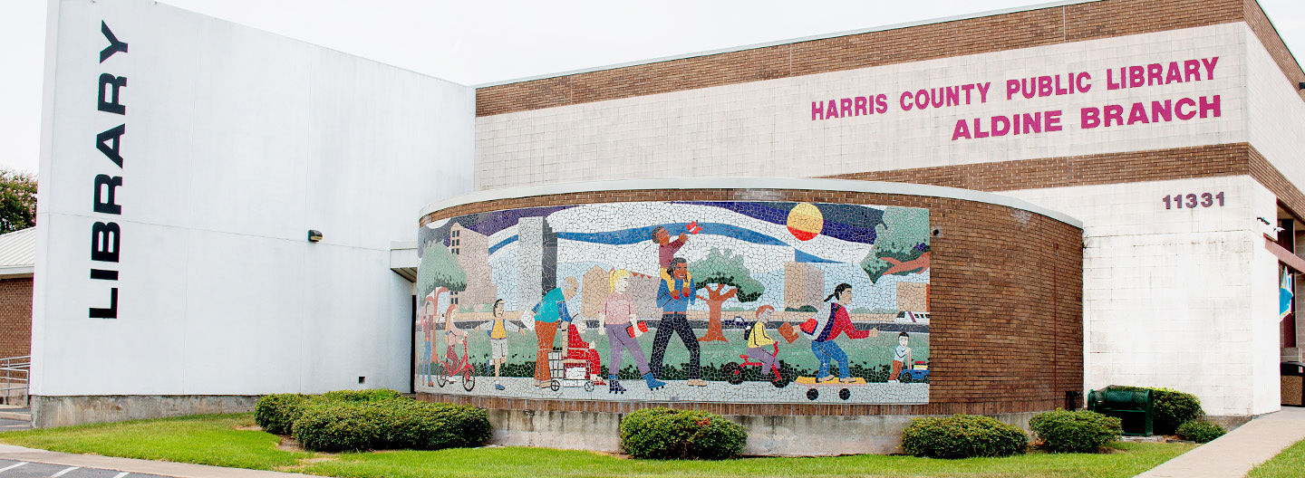 exterior photo of aldine branch library