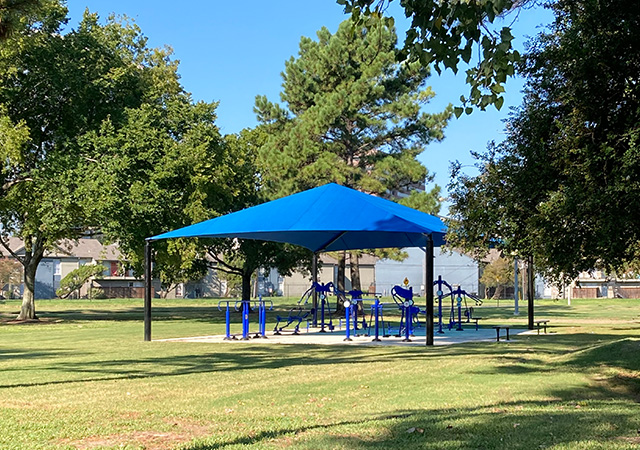 Wussow Park exercise pad